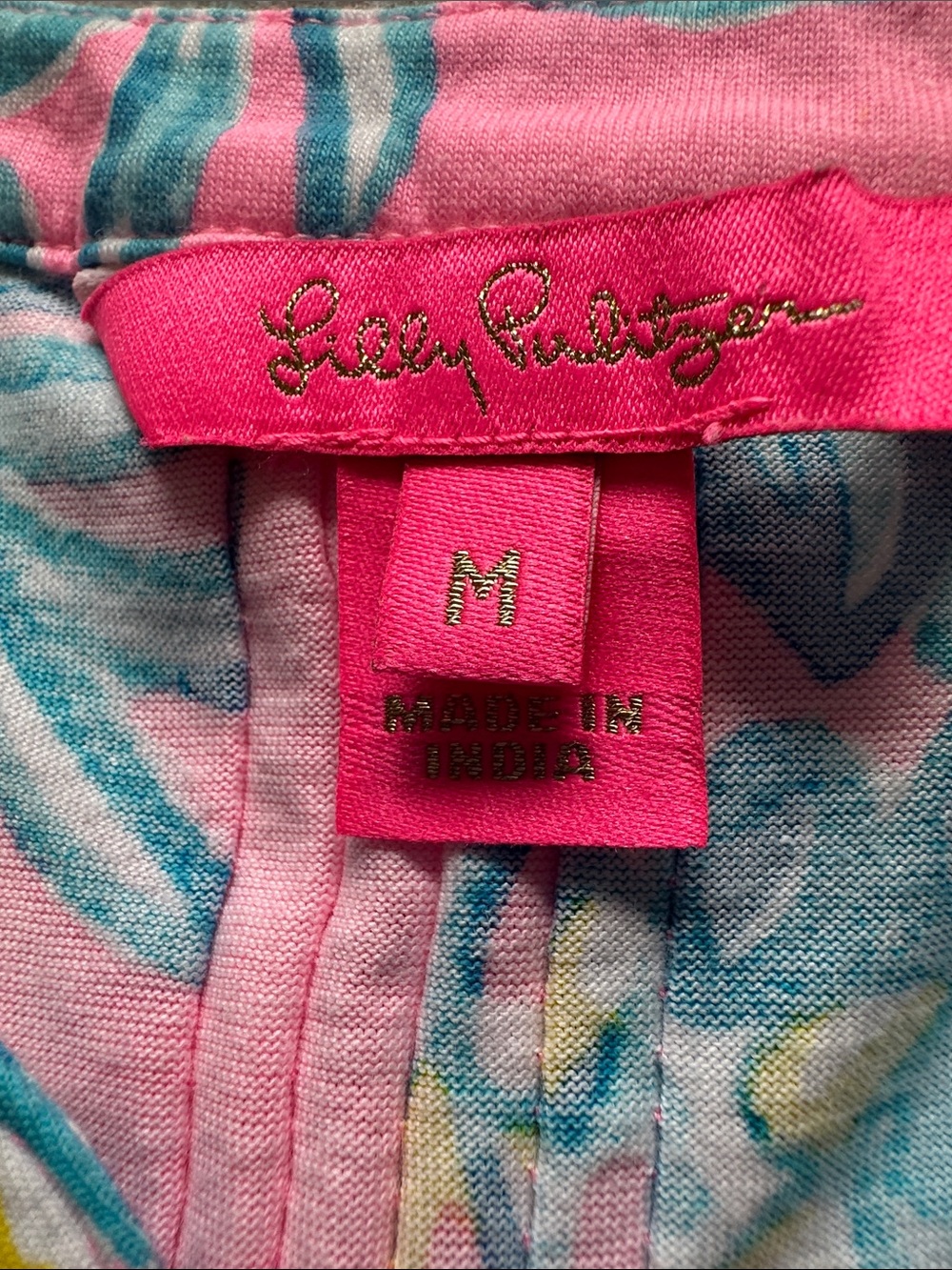 Lilly Pulitzer Pink Tropical Pineapple Print Ruffle Sleeve Top - Picture 3 of 9